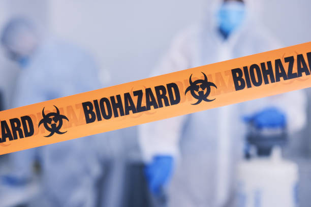 Professional Blood Cleanup technician working in Dover, NJ